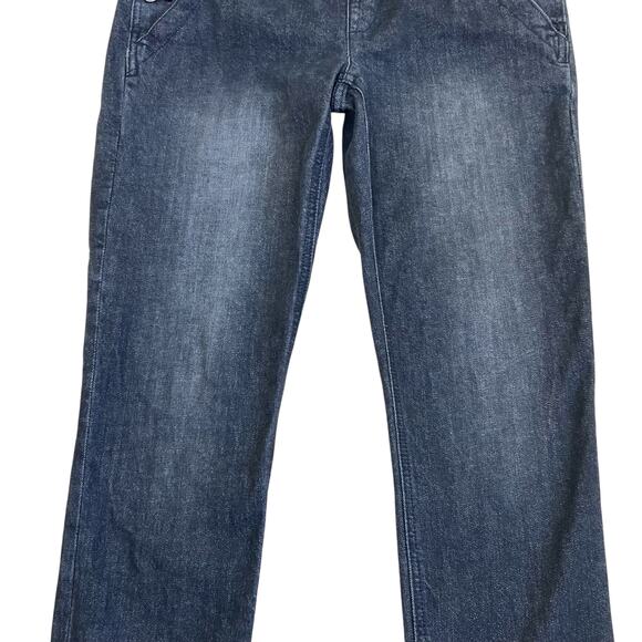 GAP Sz S Charcoal Black Maternity Denim Overalls Stretchy Adjustable Casual - Picture 12 of 16